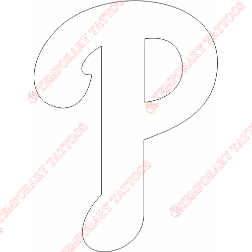 Philadelphia Phillies Customize Temporary Tattoos Stickers NO.1812